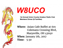 UCARC Dinner Information